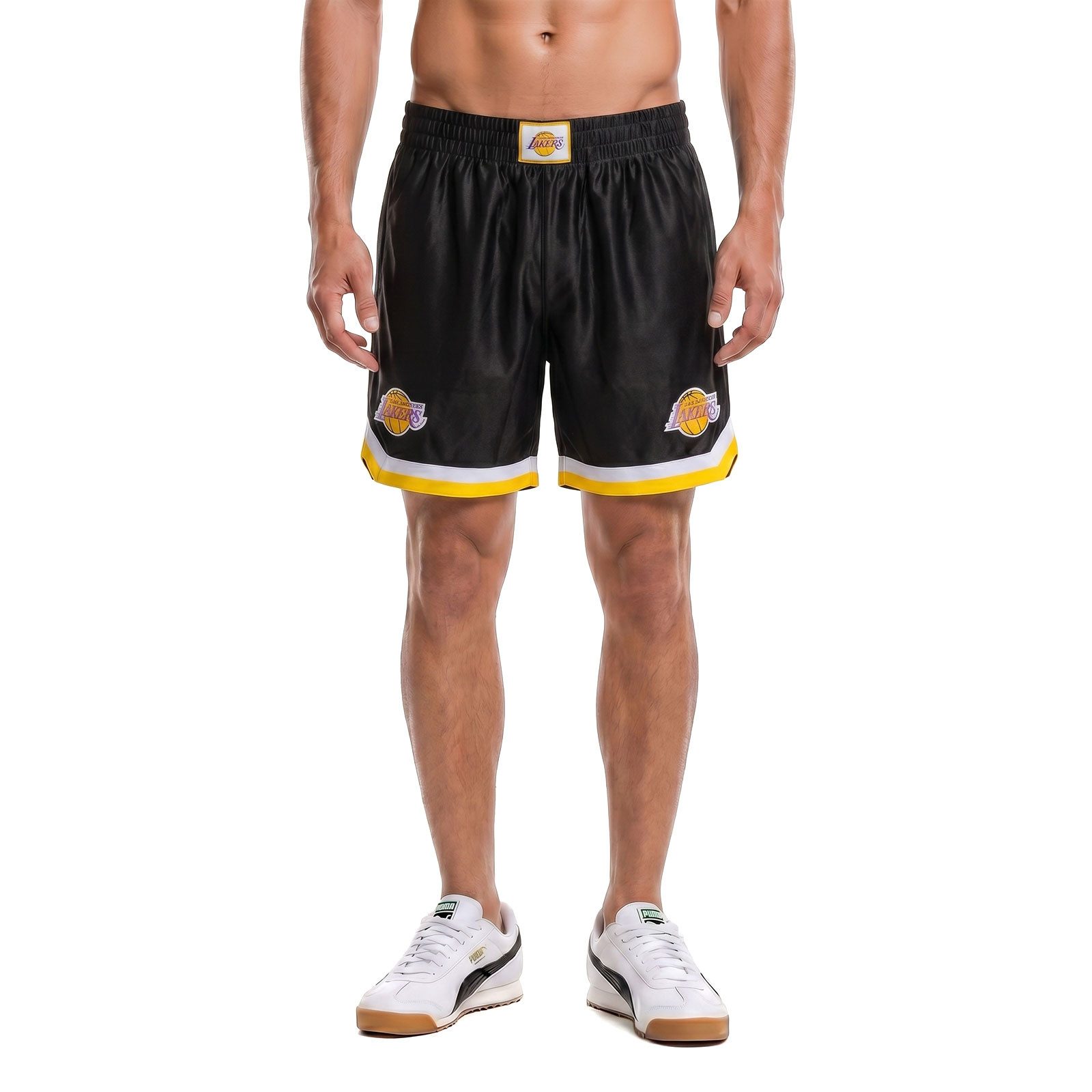 New Era Shorts Short New Era Los Angeles Lakers Los Angeles Lakers Logo