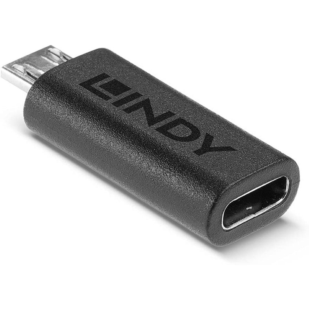 Lindy 41903 - Micro-USB Adapter - schwarz Smartphone-Adapter