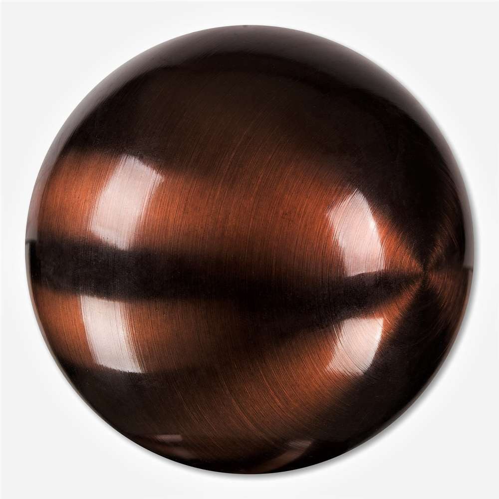 naninoa GmbH Dekokugel BUNTE EDELSTAHL-KUGEL matt gebürstet ca. 60mm / 6cm FARBIG BRAUN