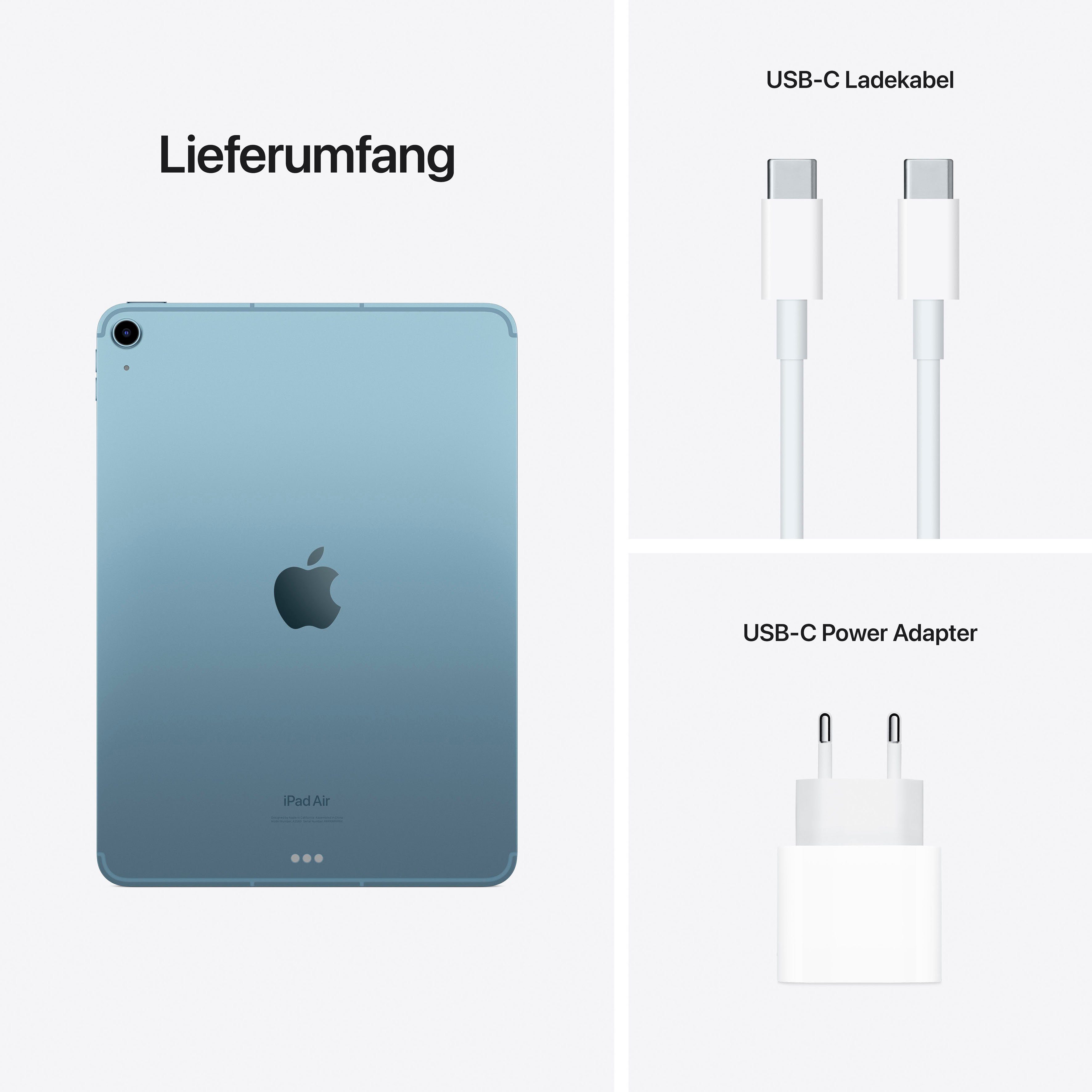 Apple iPad blue iPadOS, GB, Air (10,9", Tablet 5G) (2022) 256