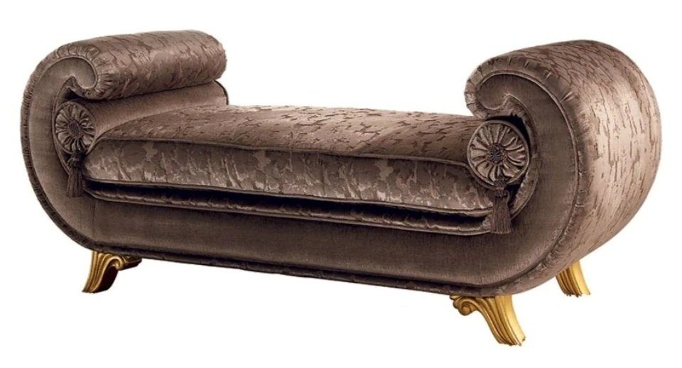 Sofa in Klassische Design Möbel Made Braun Lounge Europe JVmoebel Chaiselongue Wohnzimmer Textil,