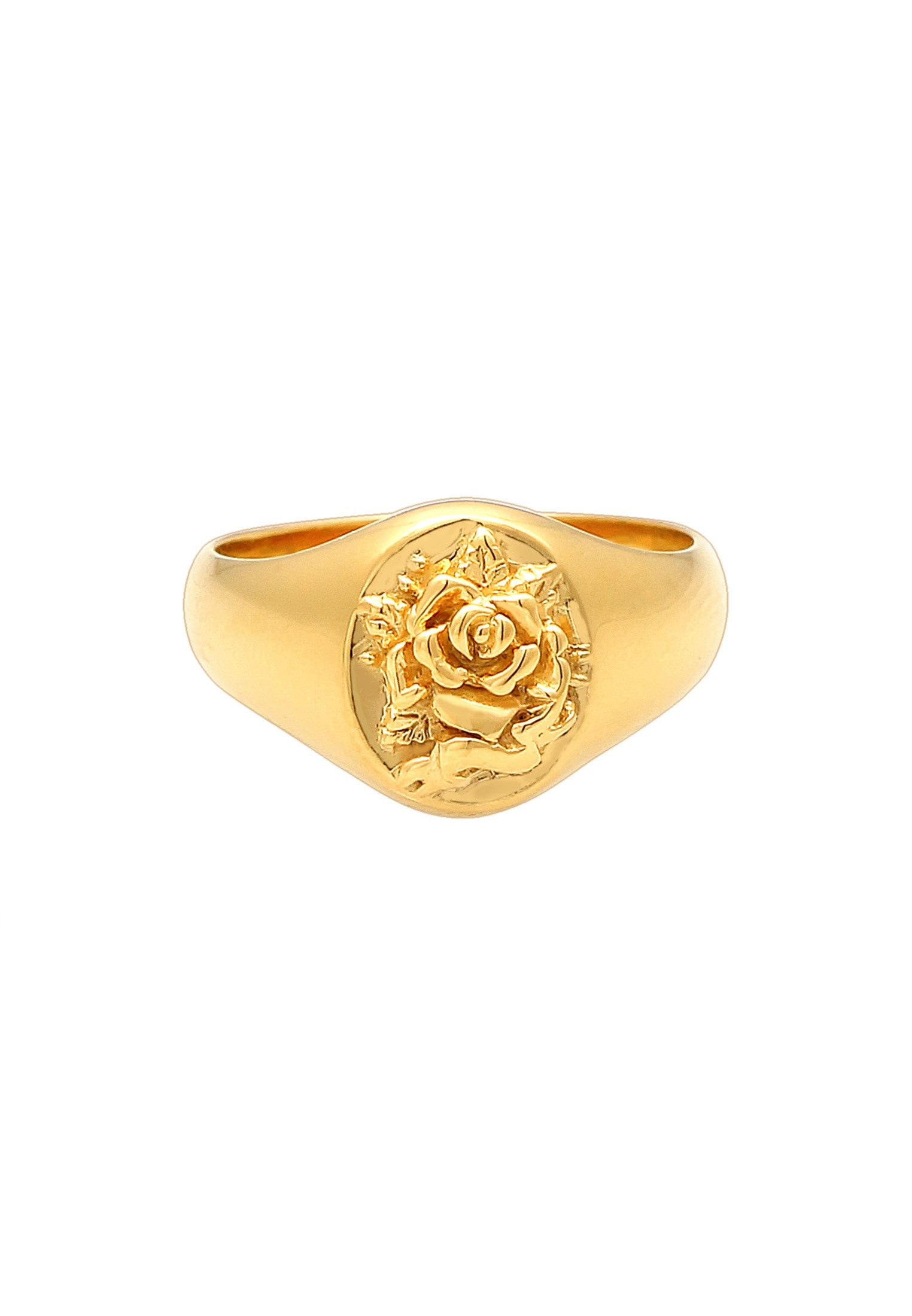 Elli Siegelring Siegelring Damen Rose 925er Silber