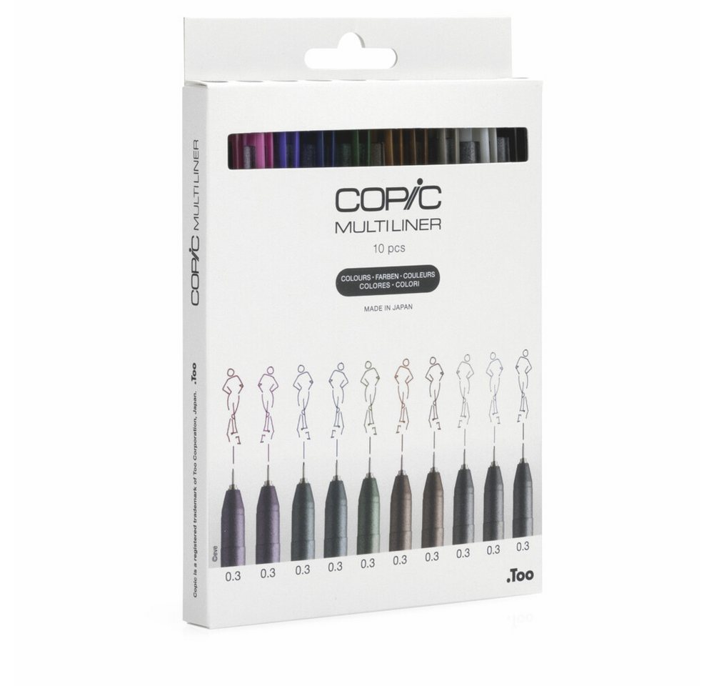 Thumbnail - COPIC Gelschreiber Multiliner Farb-Set, 10 Stk., (1-tlg)