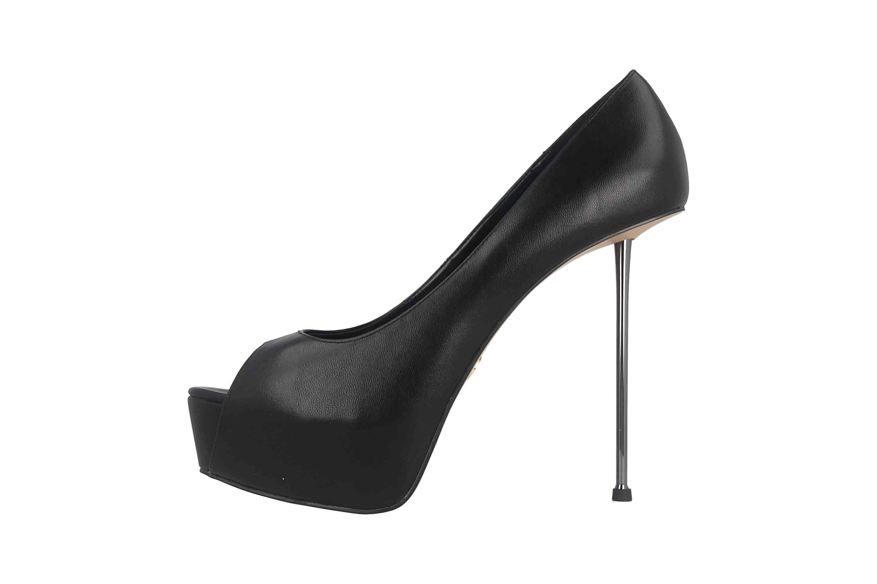 Beliza Black Matte High-Heel-Pumps