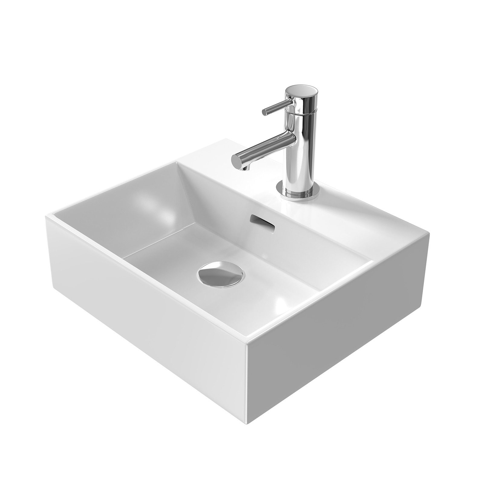 EMKE Waschbecken Aufsatzwaschbecken Handwaschbecken Wandmontage Waschtisch günstig online kaufen