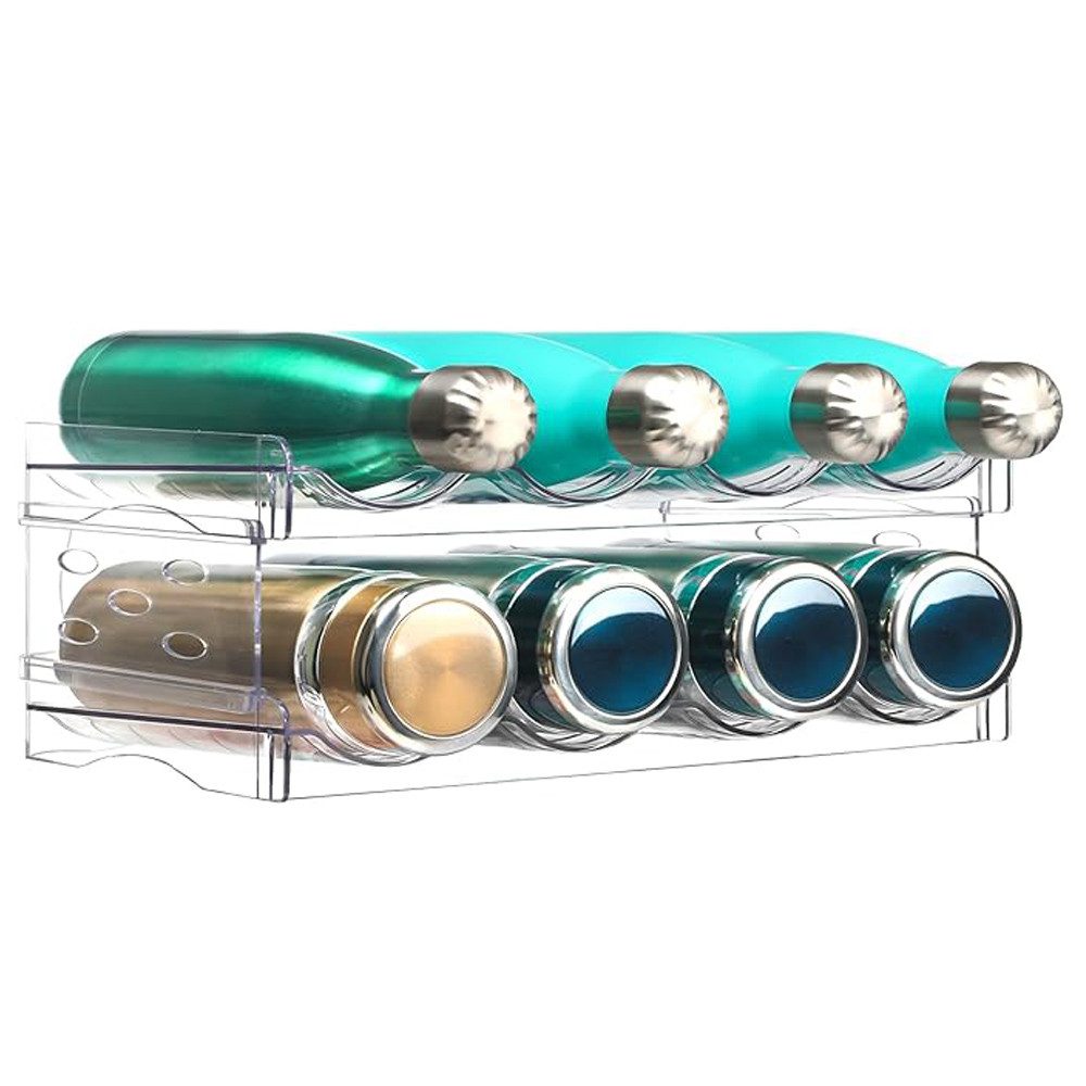 NUODWELL Flaschenregal Flaschenregal Stapelbar, Kunststoff Weinhalter, günstig online kaufen