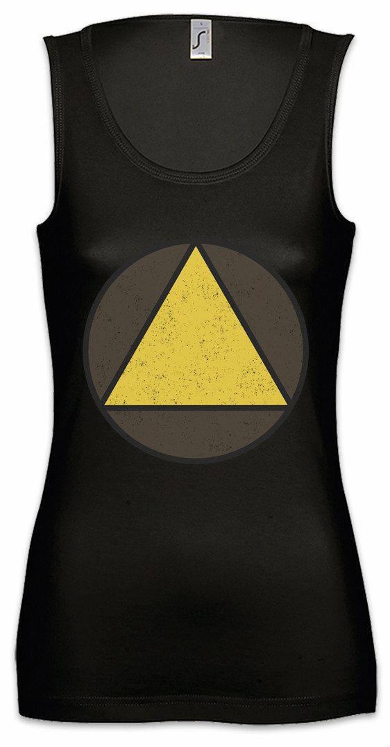 Urban Backwoods Tanktop Triangle Circle Ärmelloses Damen T-Shirt David Legion Haller Symbol Sign Symbol Zeichen Series