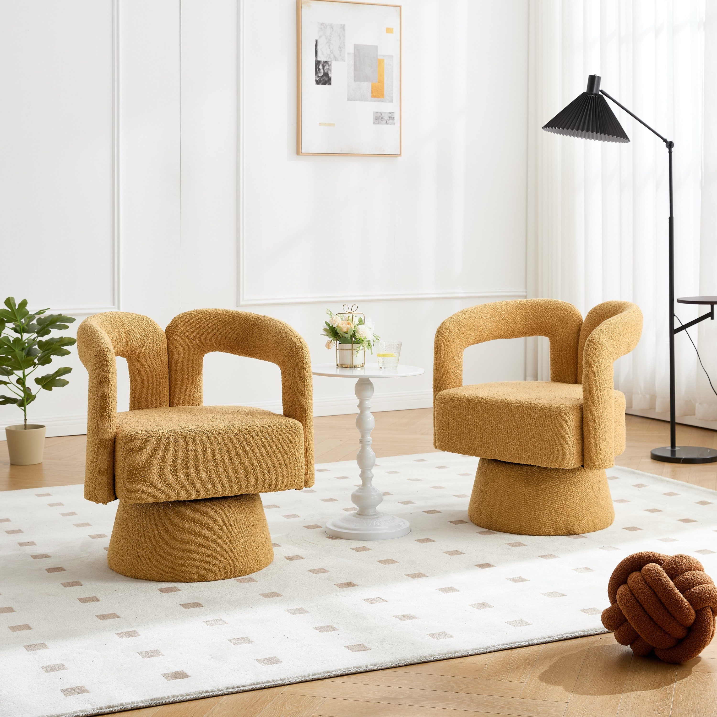 LVHOM Drehsessel M-Form 360 Grad drehbare günstig online kaufen