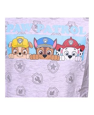 PAW PATROL T-Shirt READY FOR ACTION (2-tlg) 2er Pack Jungen Kurzarmshirt mit 3D Logo Gr. 98- 128 cm