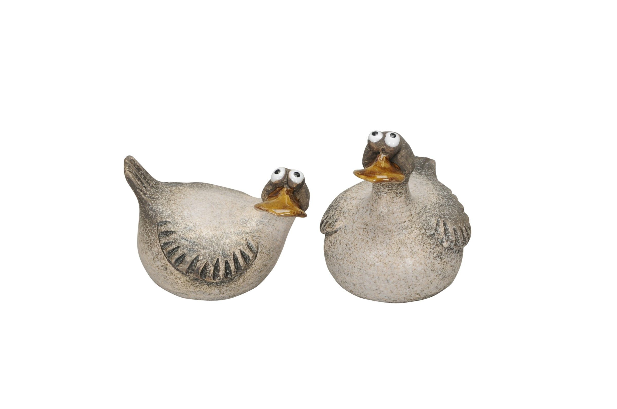 finehomegarden Dekofigur Gans Ente Steingut 2fach günstig online kaufen