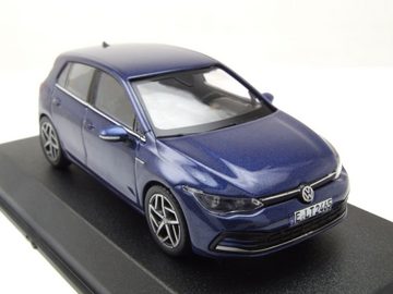 Norev Modellauto VW Golf 8 2020 blau metallic Modellauto 1:43 Norev, Maßstab 1:43