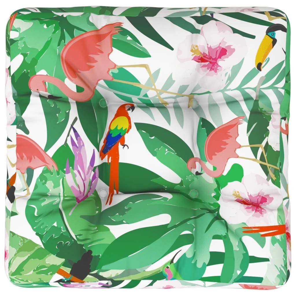 vidaXL Sitzauflage Palettenkissen Mehrfarbig 50x50x12 cm günstig online kaufen