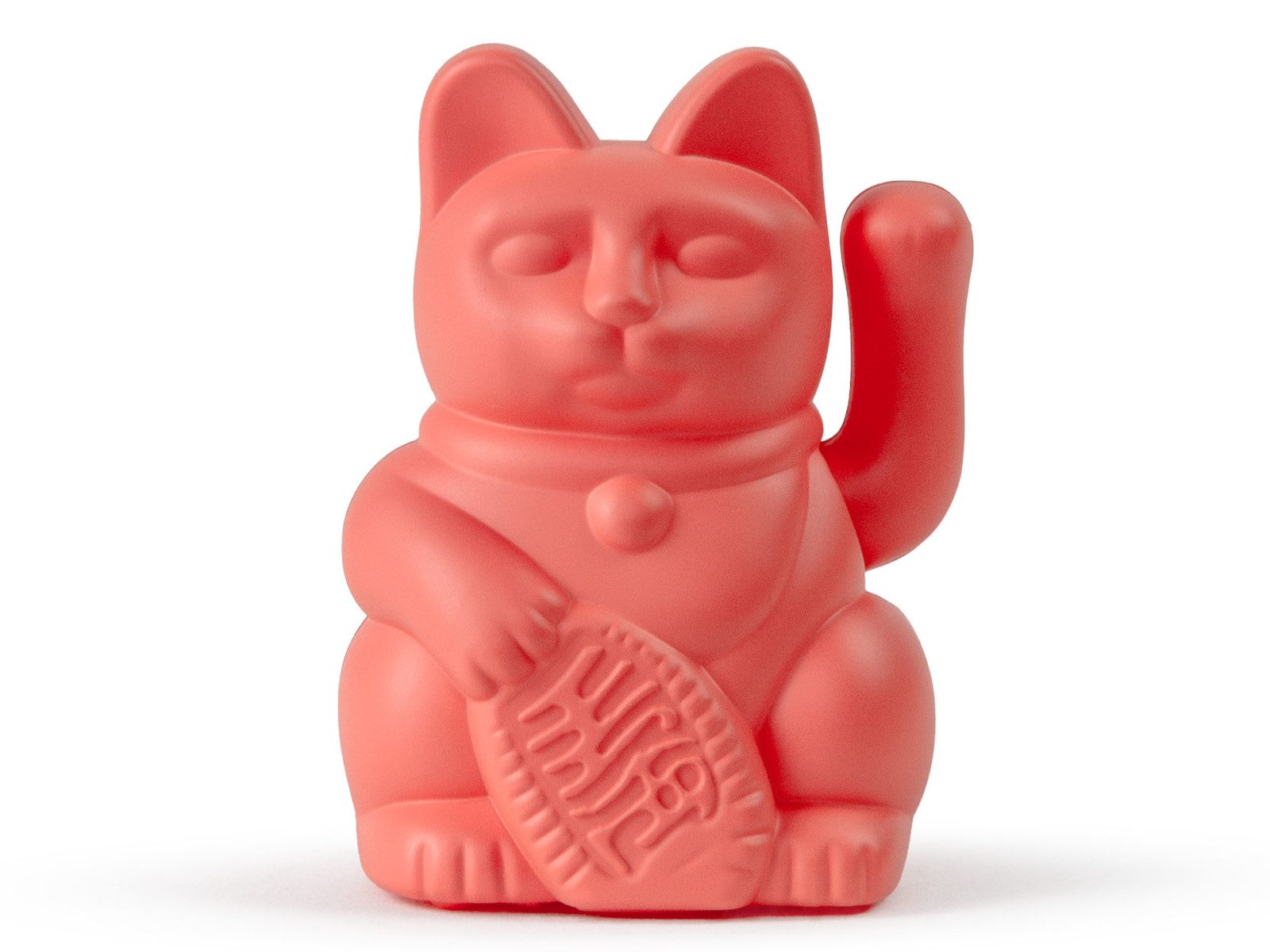 Donkey Products Dekofigur Lucky Cat Solar Winkekatze neon orange 6,5cm günstig online kaufen