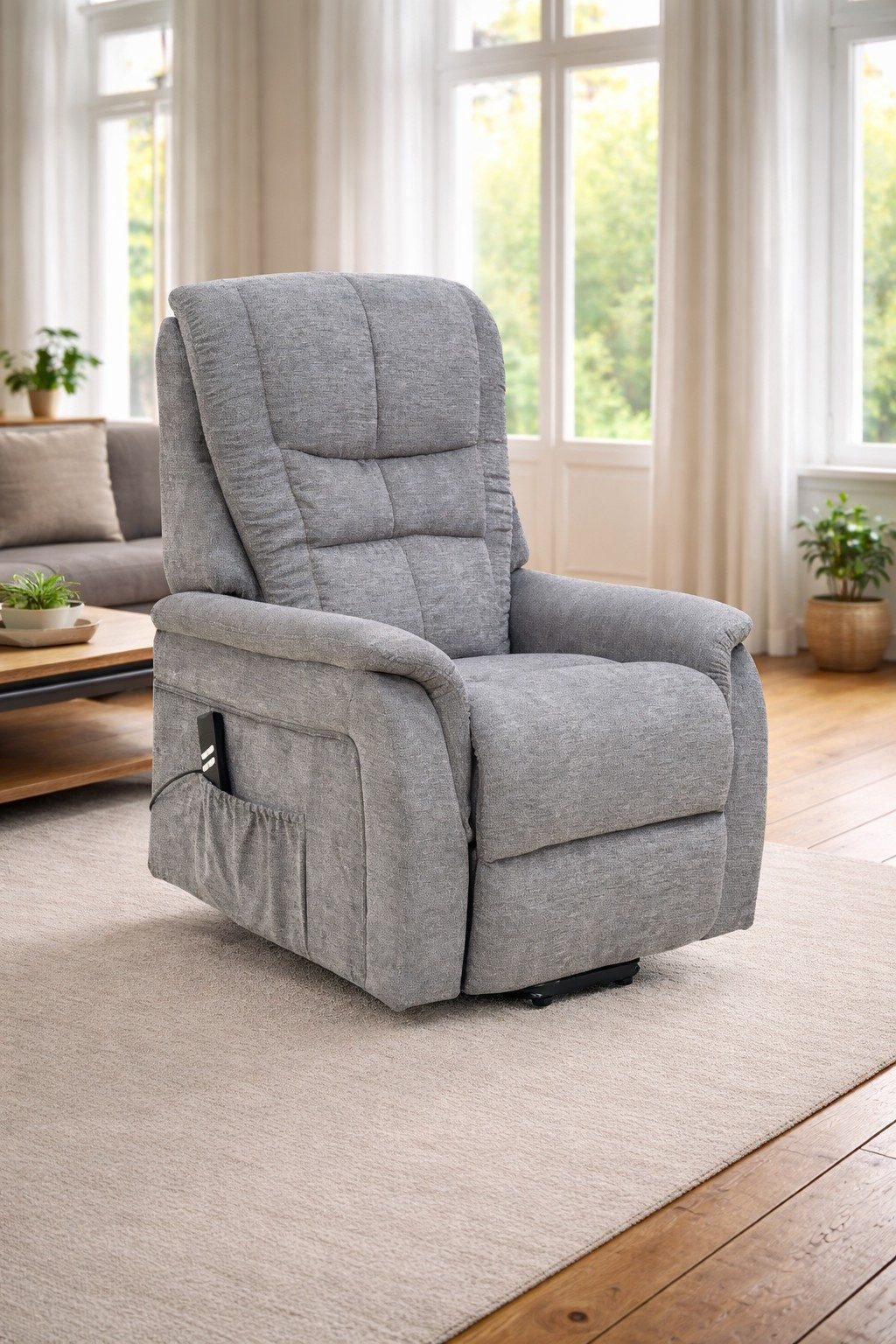 bv-vertrieb TV-Sessel TV-Sessel Bezug anthrazit Fernsehsessel Aufstehhilfe günstig online kaufen