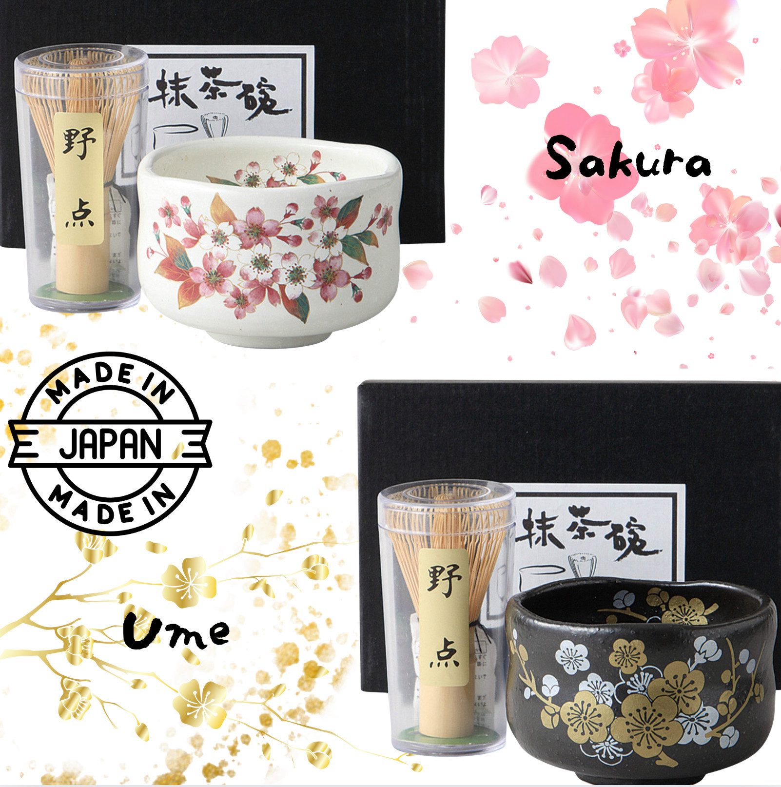 Mitsui Pottery Inc. Teeservice Matcha Japanische Teetasse von Mino Ware hergestellt in Japan