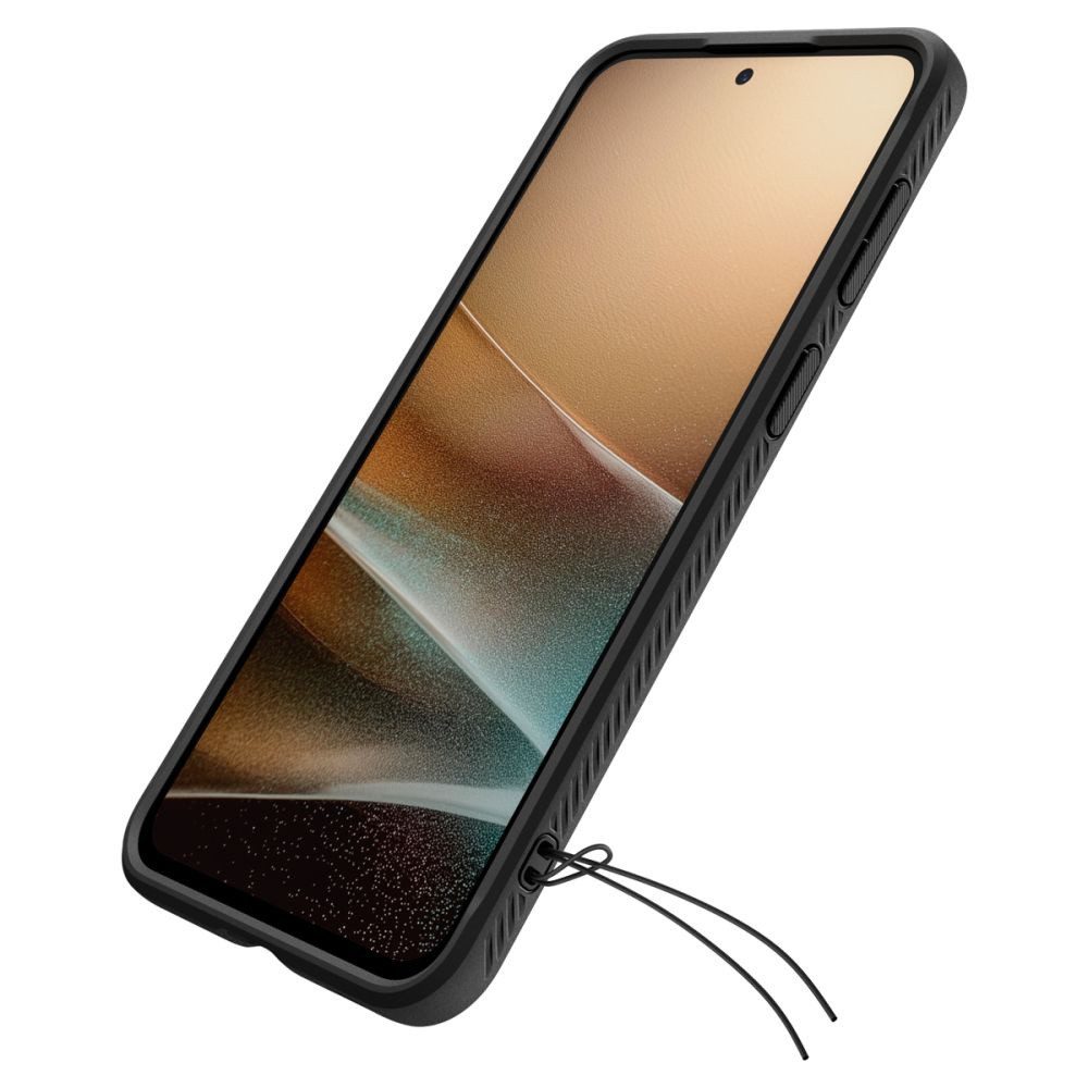 Spigen Handyhülle Rugged Armor Schutz für Samsung Galaxy A37 5G - schwarz 6,7, Flexible TPU-Hülle mit strukturierter Carbon-Optik
