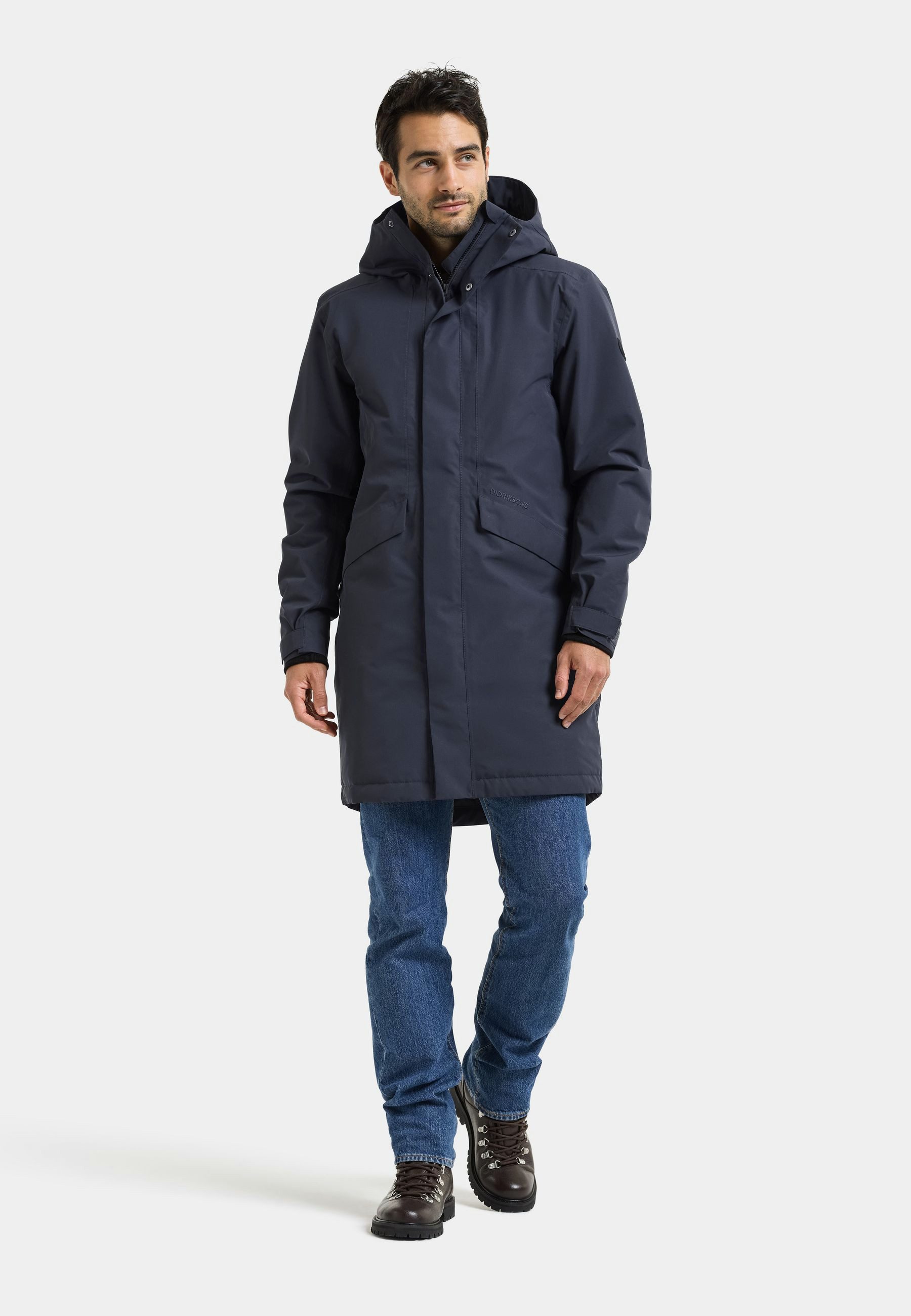 Didriksons Winterjacke Herren Wintermantel Wasserdicht KENNY mit Kapuze mit Taschen