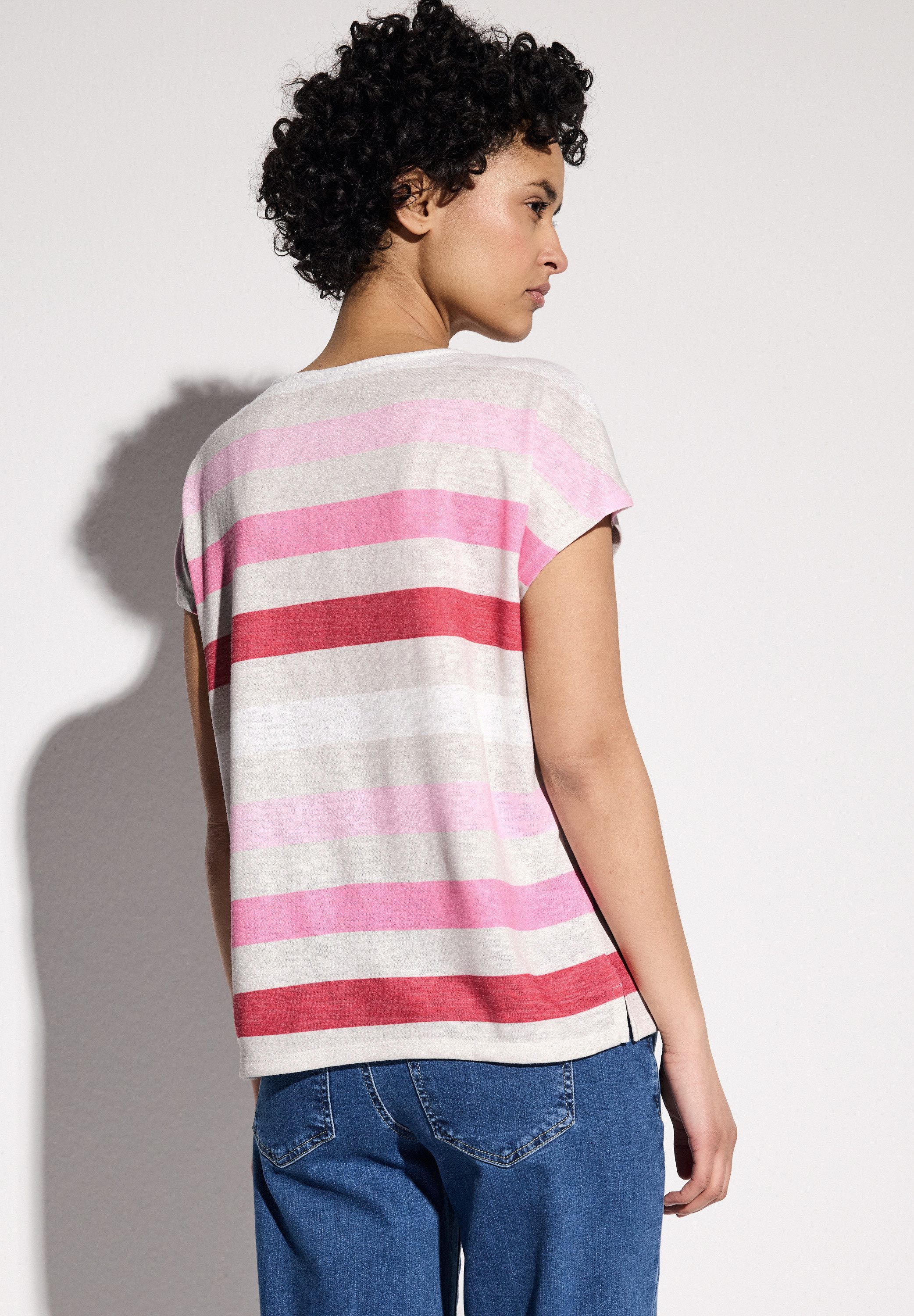 STREET ONE Shirttop mit Streifenmuster günstig online kaufen