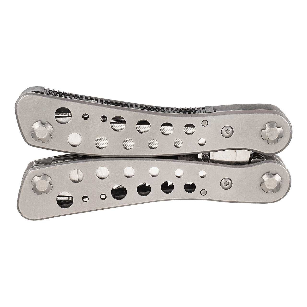 Herbertz Multitool Herbertz Multitool 9 Funktionen Edelstahl mit Bitsatz