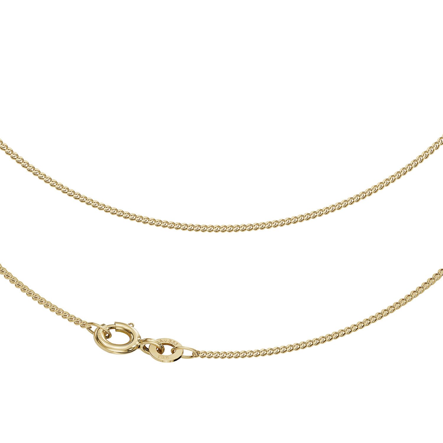 Goldkette JB Collier Panzerkette 1,1 mm 333 Gelbgold 34 - 60 cm