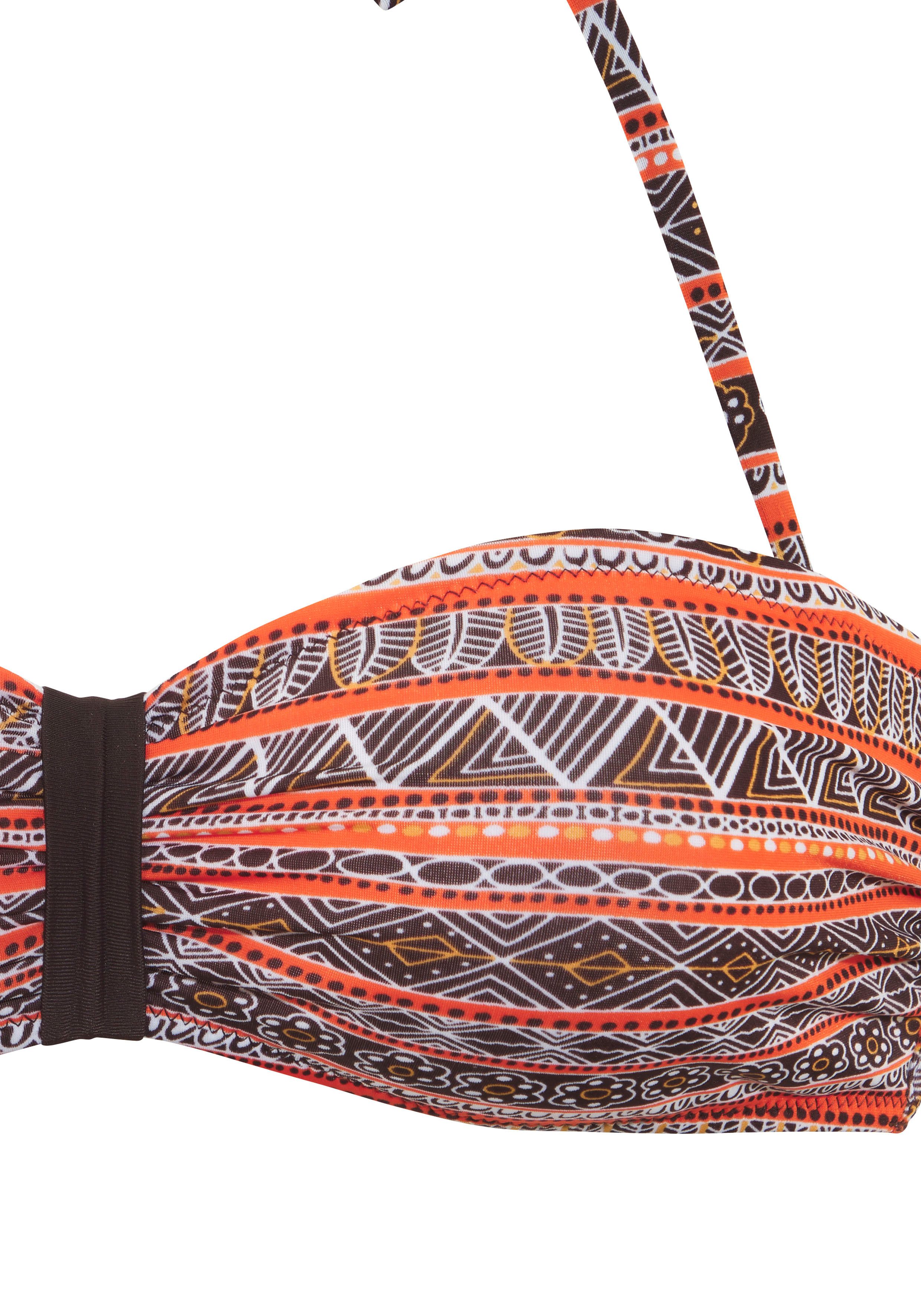 Buffalo Bandeau-Bikini Mit trendigem Streifendruck