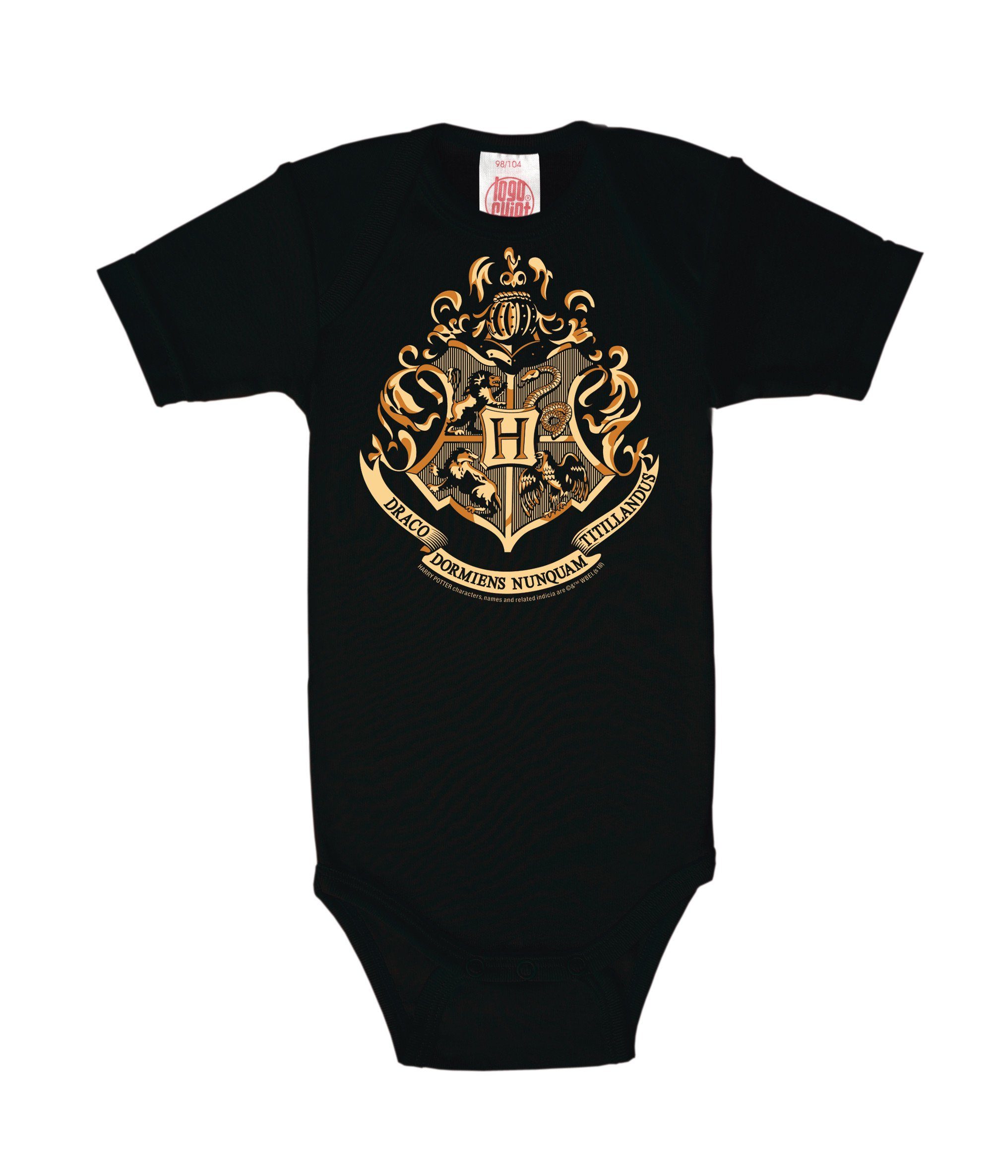 trendigem LOGOSHIRT Hogwarts-Logo Body mit