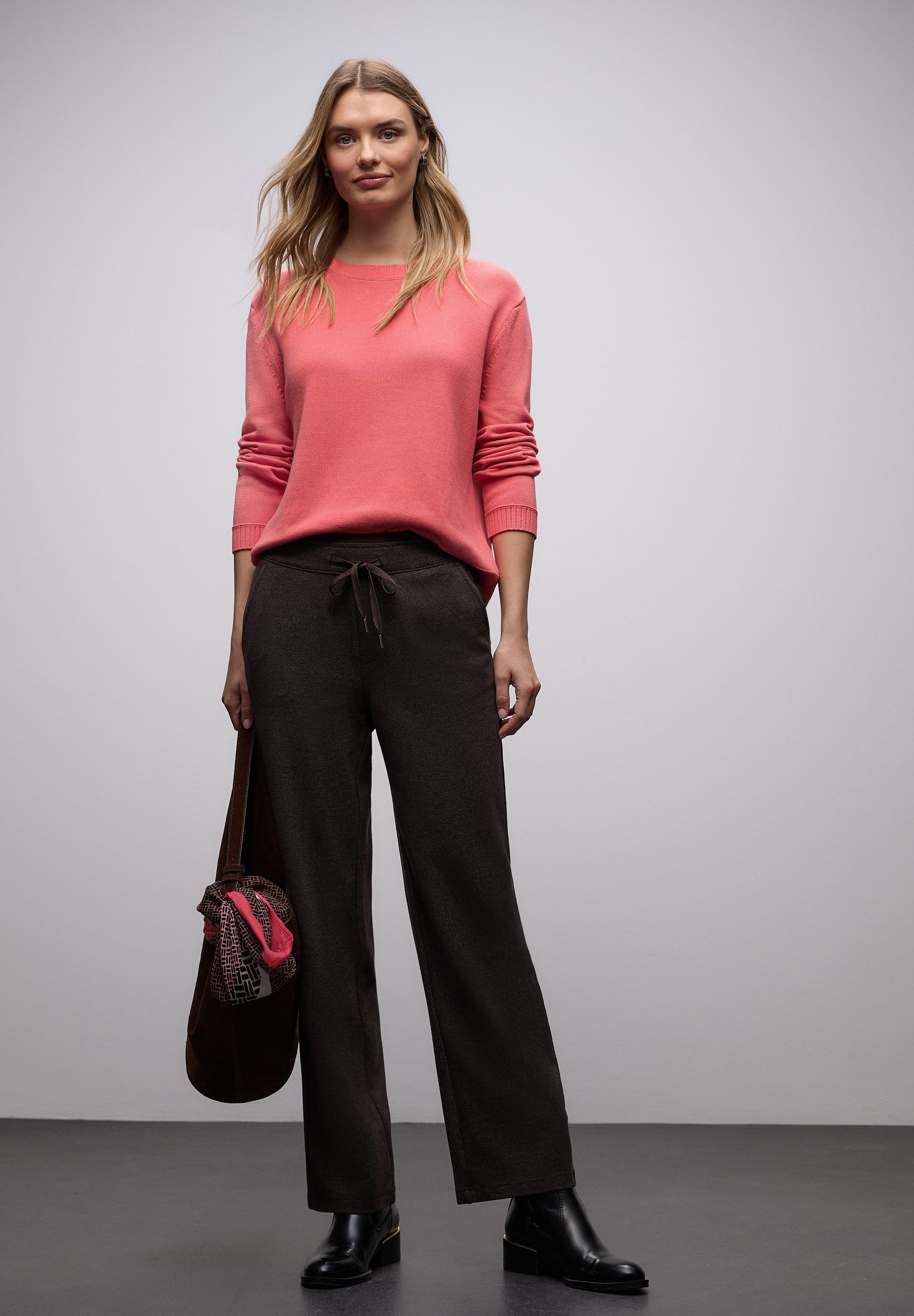STREET ONE Strickpullover mit Rundhals