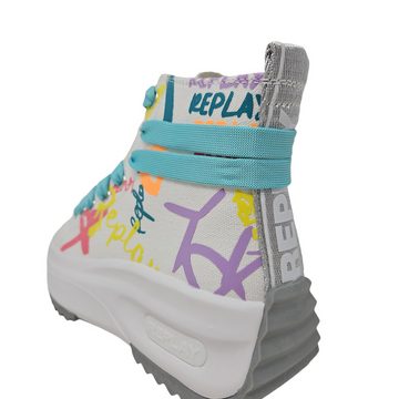 REPLAY & SONS Aqua Z popart Sneaker