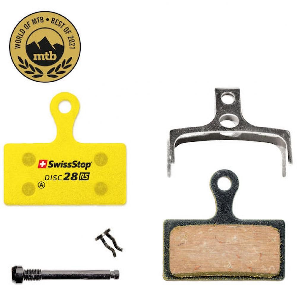SwissStop Scheibenbremse SwissStop 28 RS Shimano Disc Beläge 28 weis - leise, leistungsstarke S