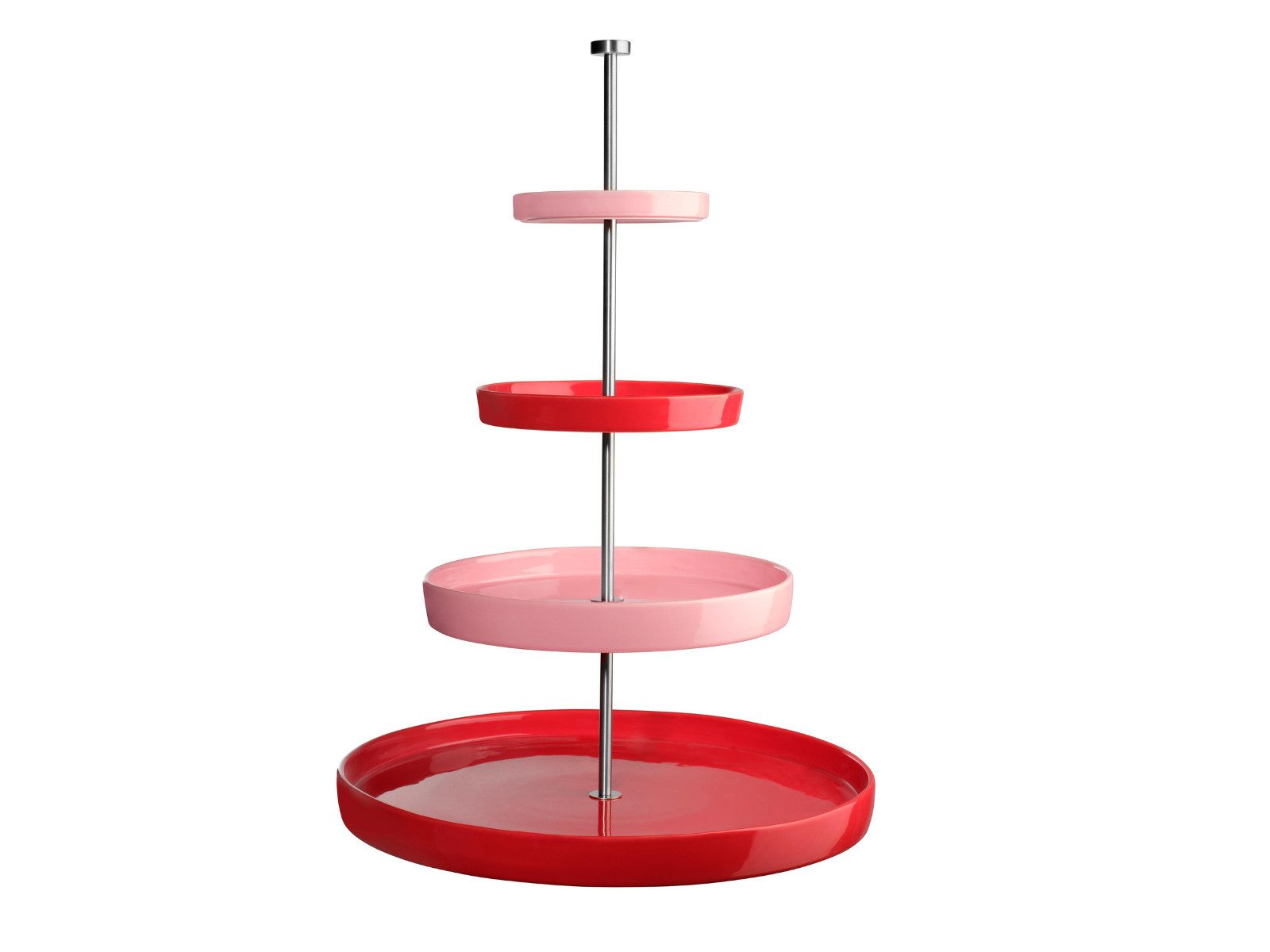 ASA SELECTION Etagere joy Etagere 4-stufig strawberry smoothie 61cm, Steingut, (Etageren)