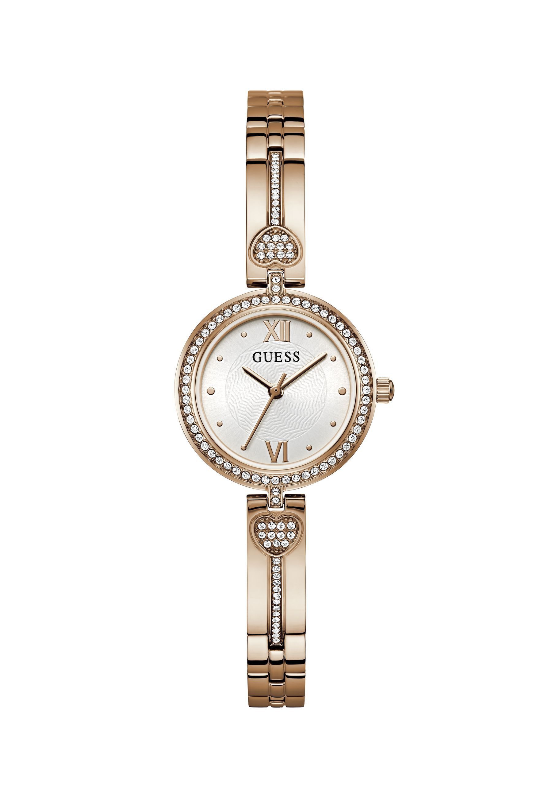 Guess Quarzuhr LOVEY, (1-tlg), Quarz-Analoguhr günstig online kaufen