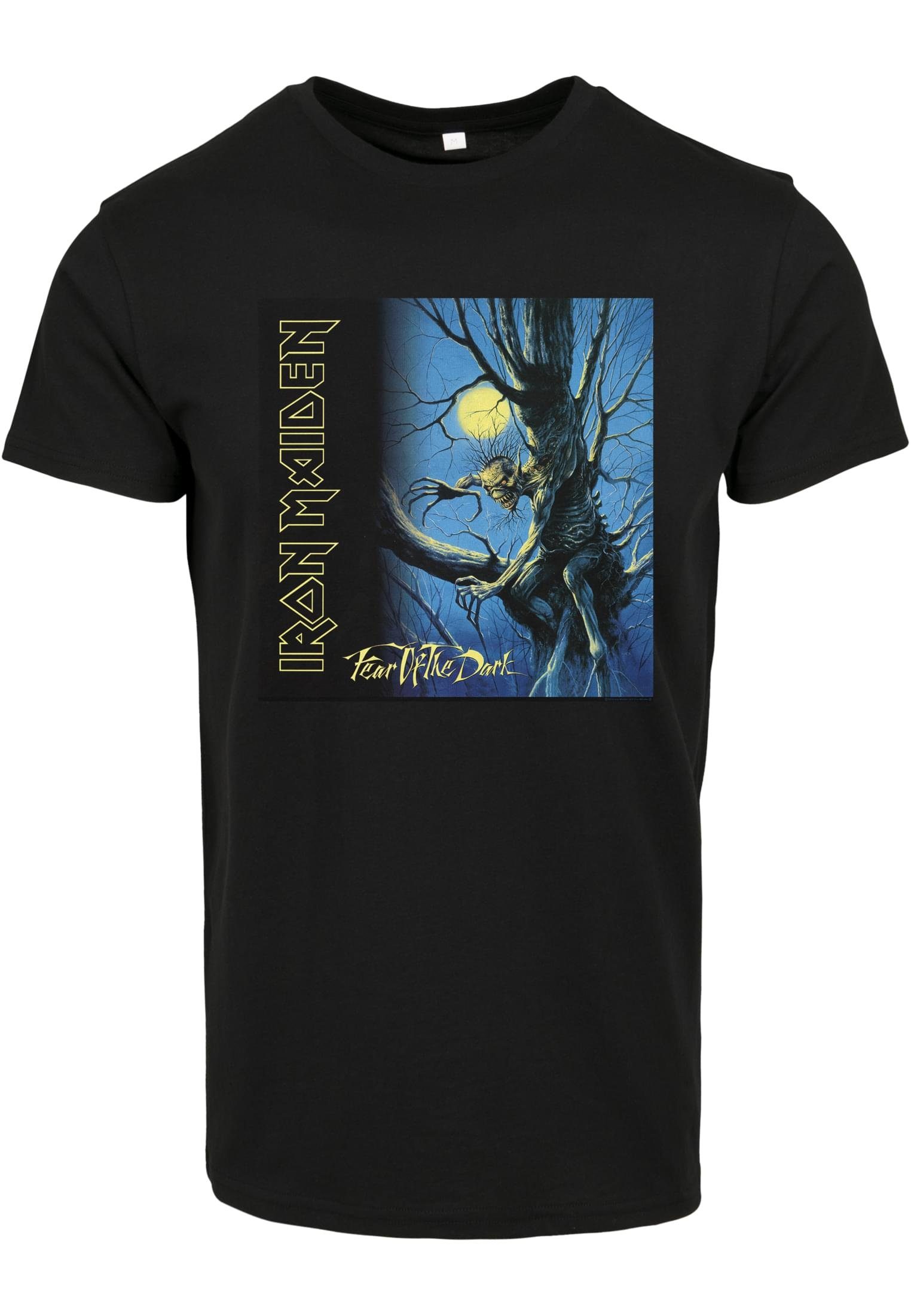Merchcode Kurzarmshirt Herren Iron Maiden Fear Of The Dark Album Cover Tee (1-tlg)