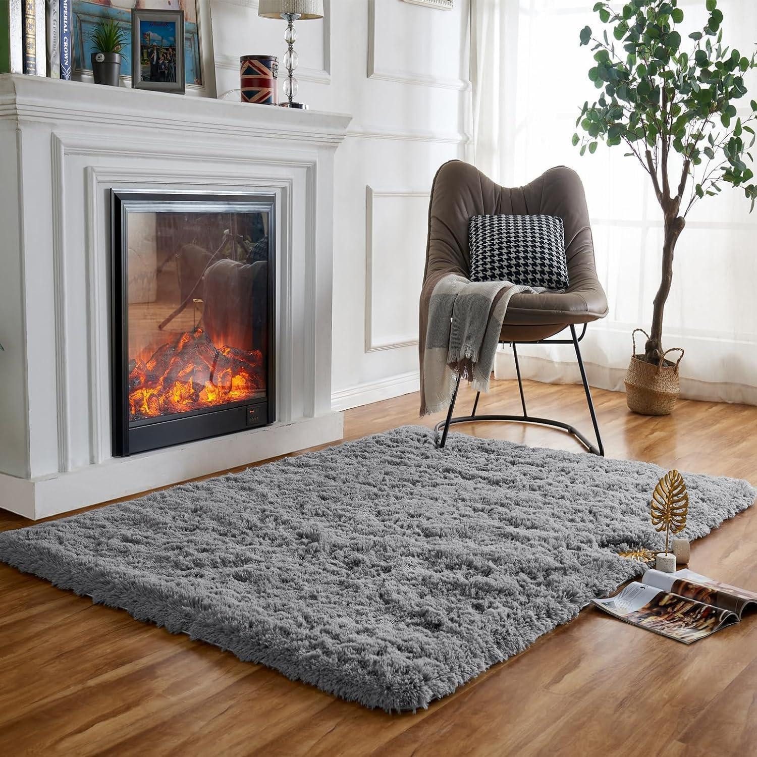 LuxusKollektion Hochflor-Teppich Teppich Shaggy Hochflor Antirutsch Wohnzim günstig online kaufen