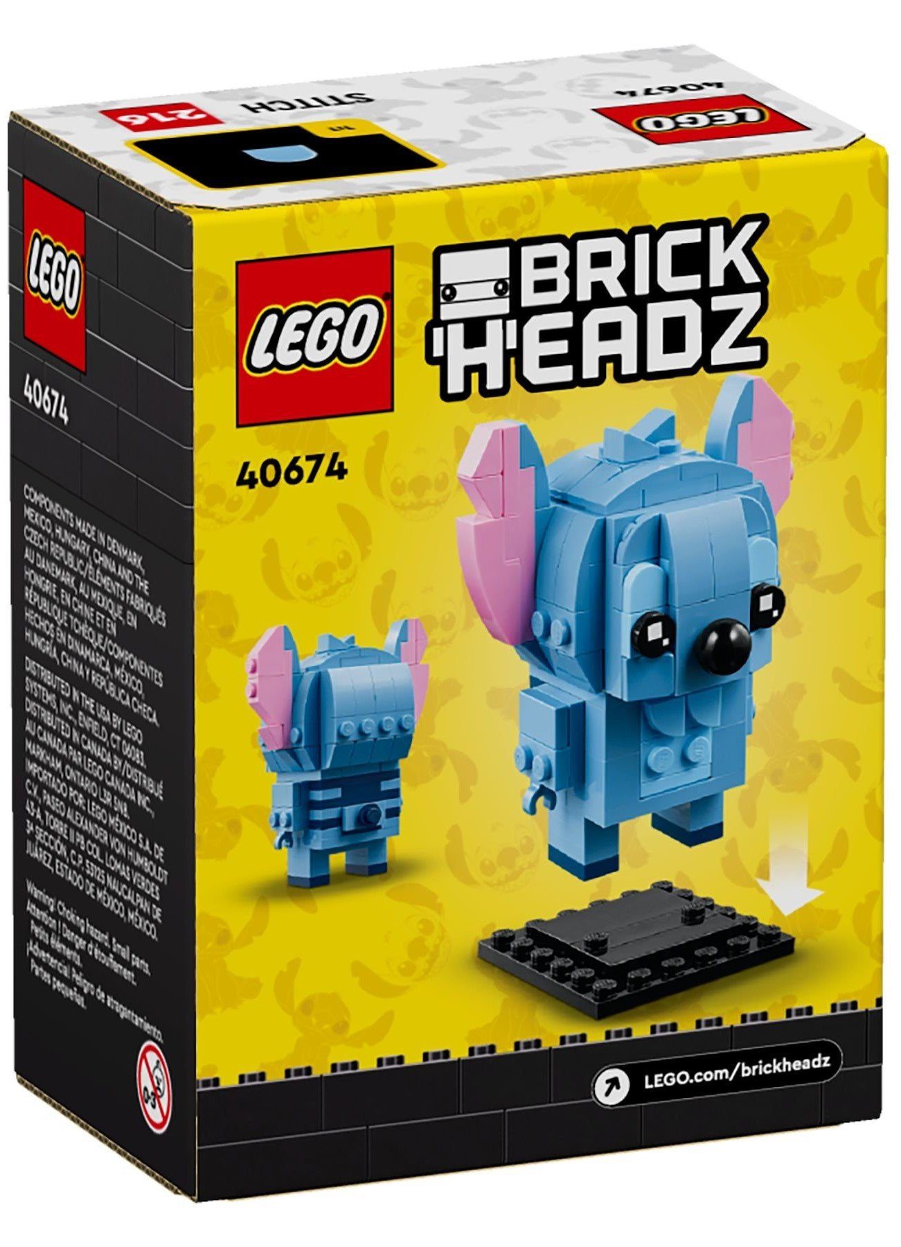 LEGO® LEGO® BrickHeadz 40674 Stitch Konstruktionsspielsteine günstig online kaufen