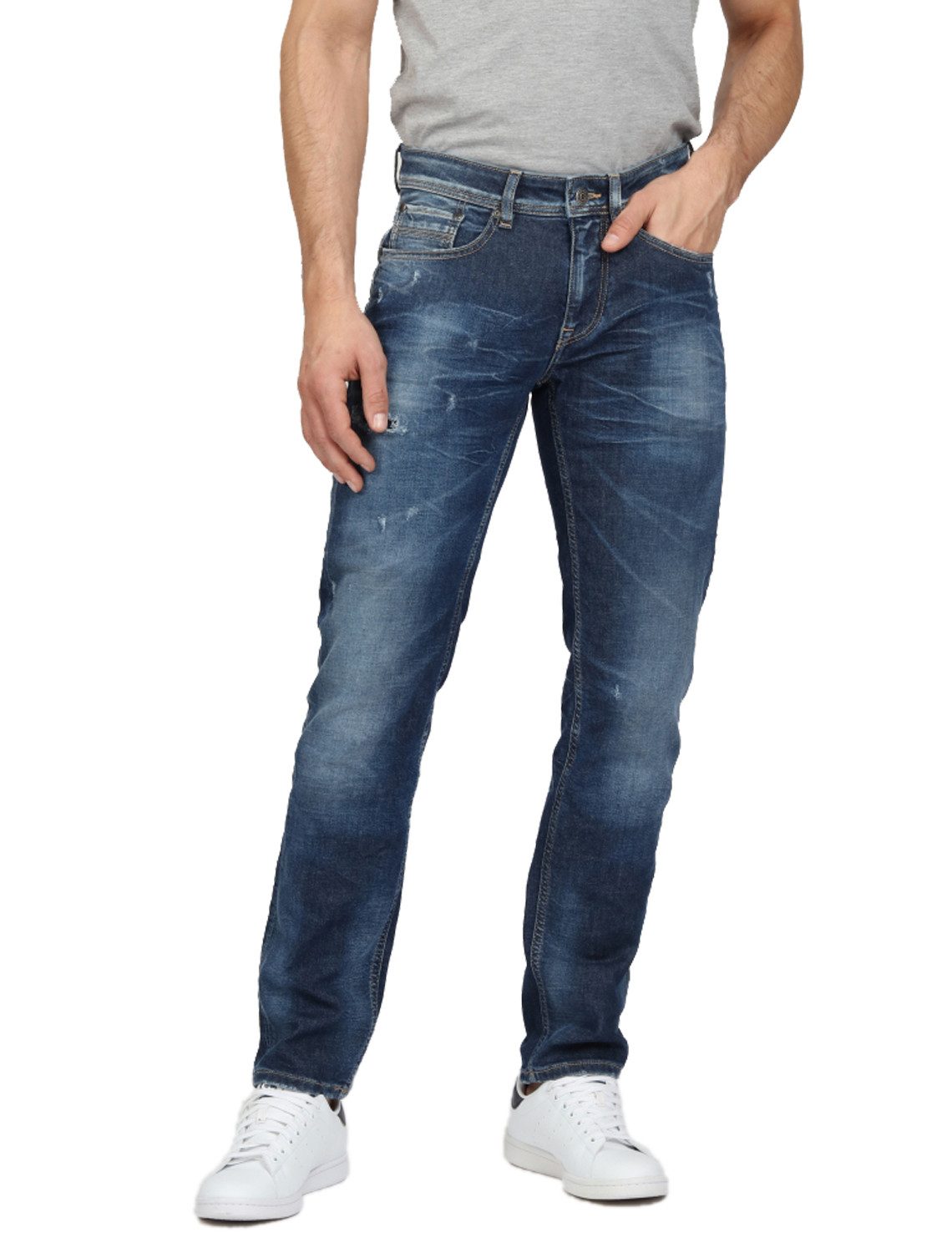 Destroyed Auth. Blue Wash