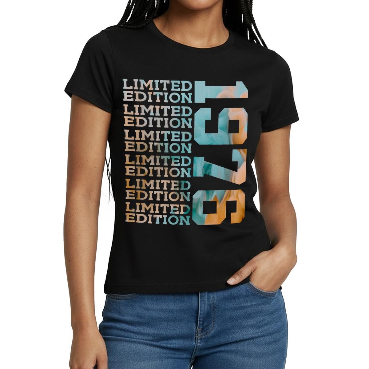 T-Shirt 1976 Limited Edition Jahrgang Geburtstag, 50. Geburtstag Frauen T-Shi