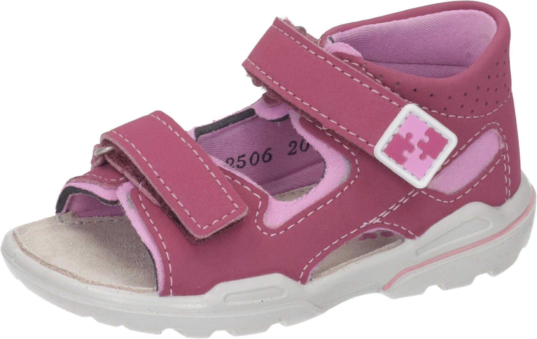 Ricosta Pepino Sandaletten Outdoorsandale aus Textil pink | Riemchensandalen