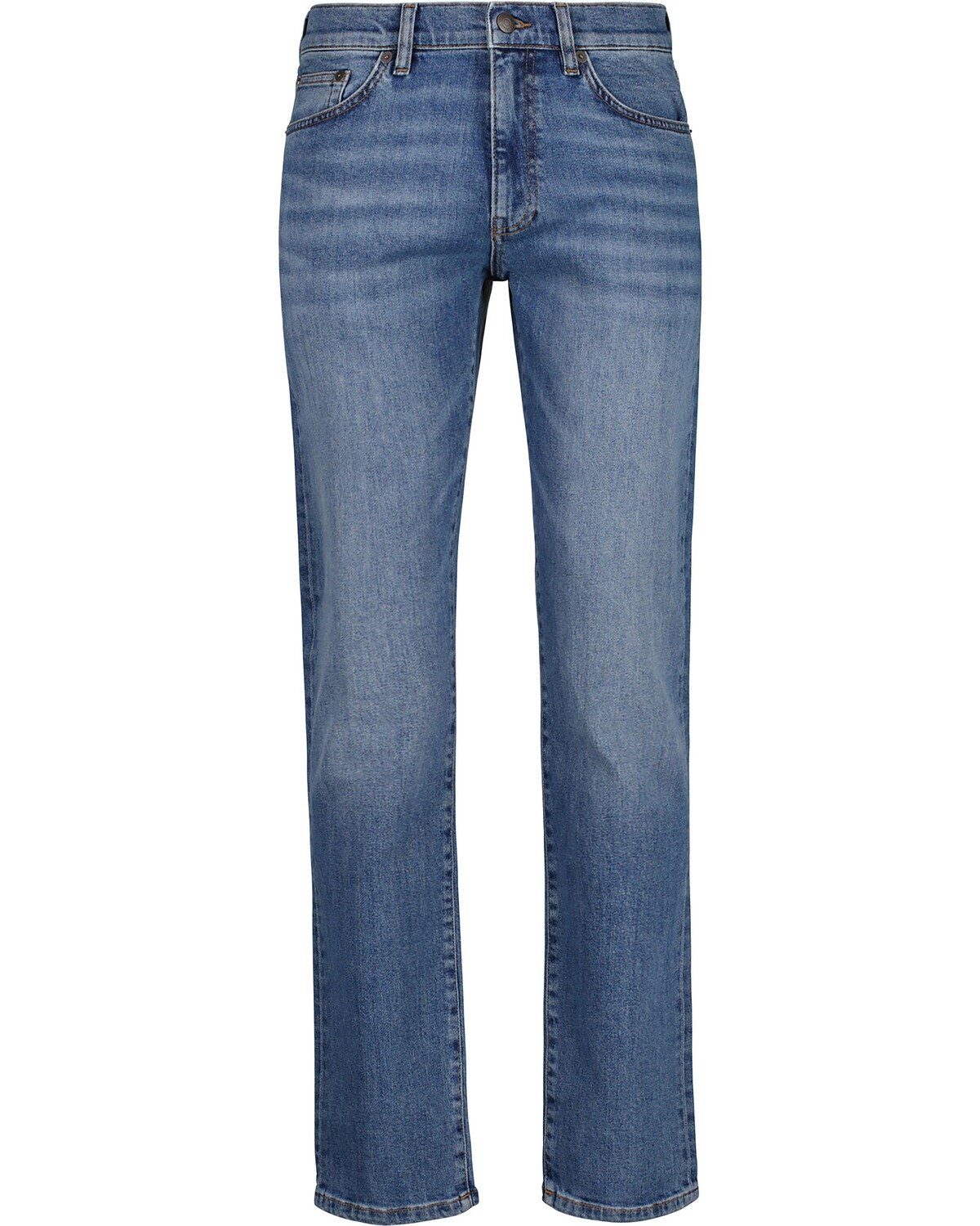 In Worn Jeans Fit Mid 5-Pocket-Jeans Blue Gant Slim