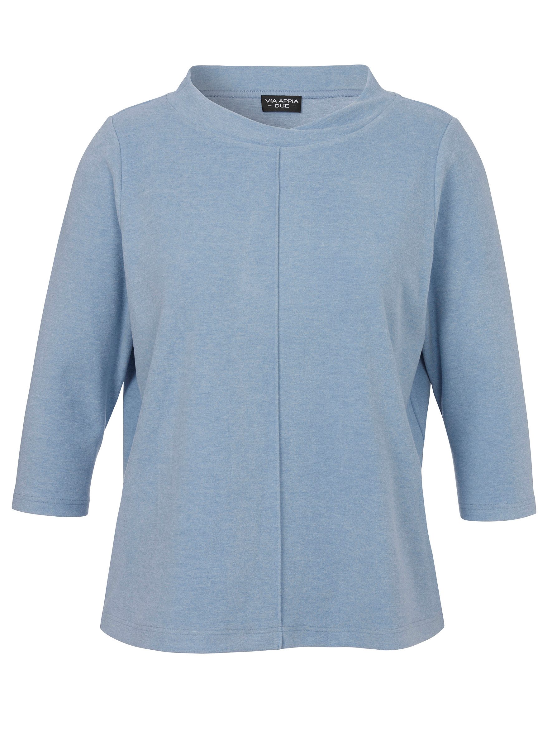 VIA APPIA Sweatshirt Sweatshirt Stehkragen 3/4 Arm