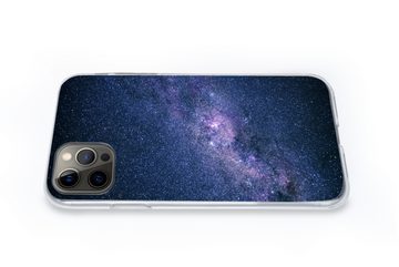 MuchoWow Handyhülle Die Milchstraße an einem dunklen Himmel, Handyhülle Apple iPhone 13 Pro, Smartphone-Bumper, Print, Handy