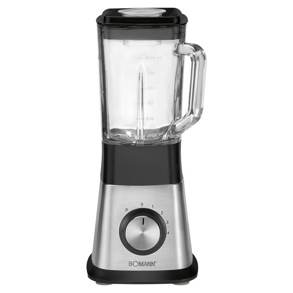 für Universalmixer Cocktails, 650 W, 1,5 Standmixer BOMANN und Milchshakes, Blender, UM Fitnessdrinks, 1374 Liter Suppen Frucht- CB