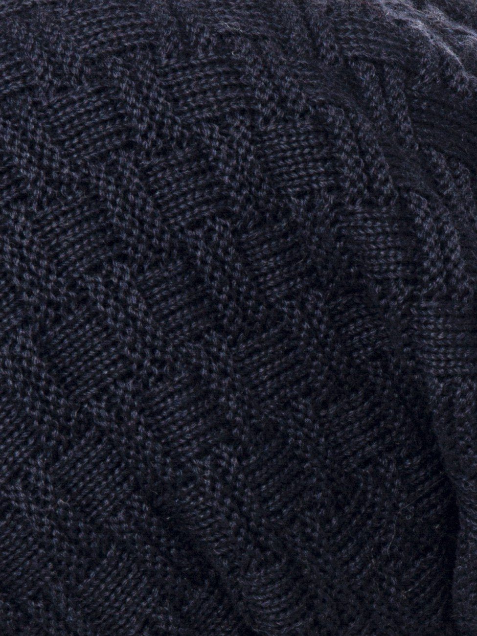Caspar Beanie MU133 warme Feinstrick mit weichem dunkelblau Mütze Innenfutter Fleece