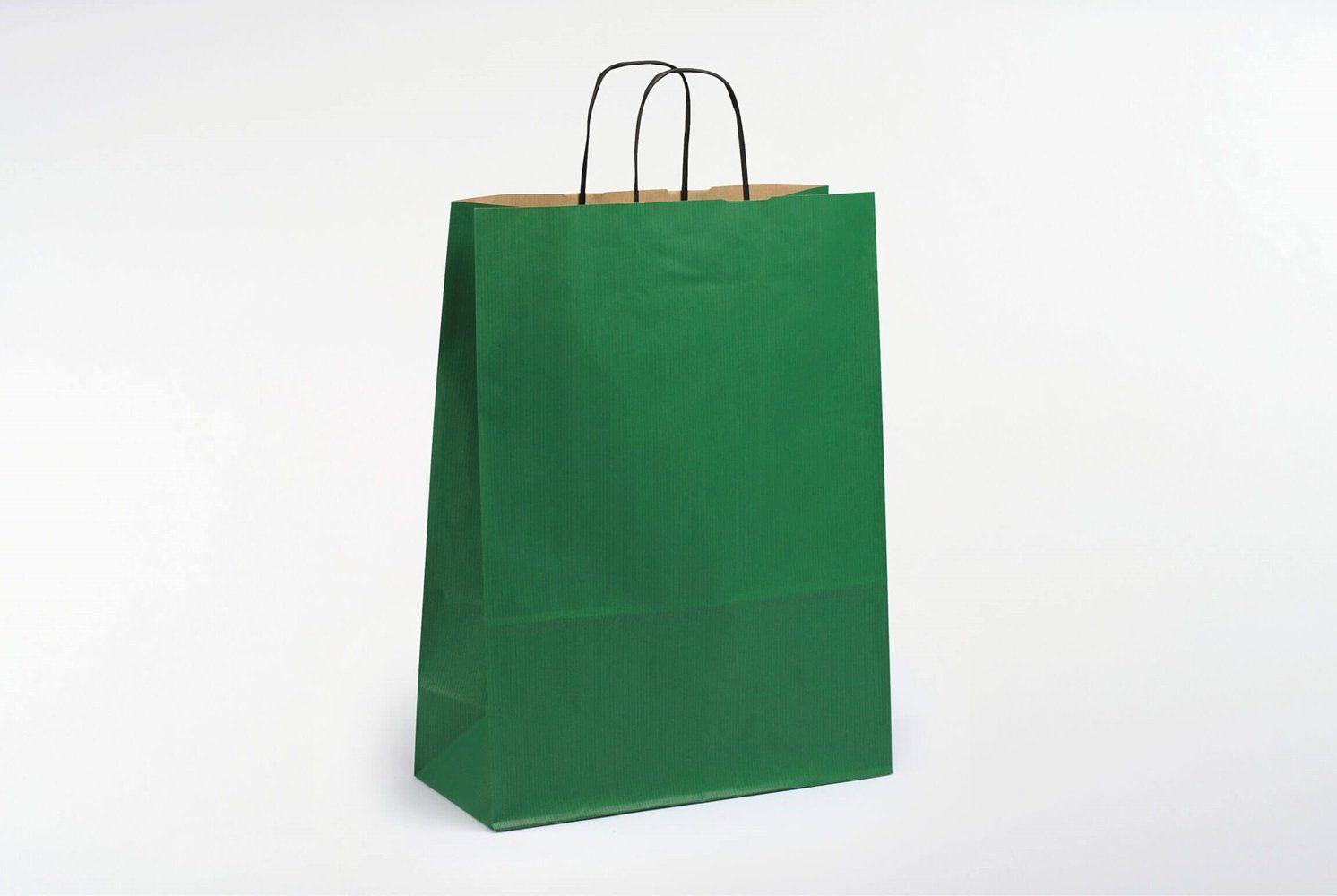VP Einkaufsbeutel 50 Papiertaschen VP toptwist® 19x8x21cm - grün