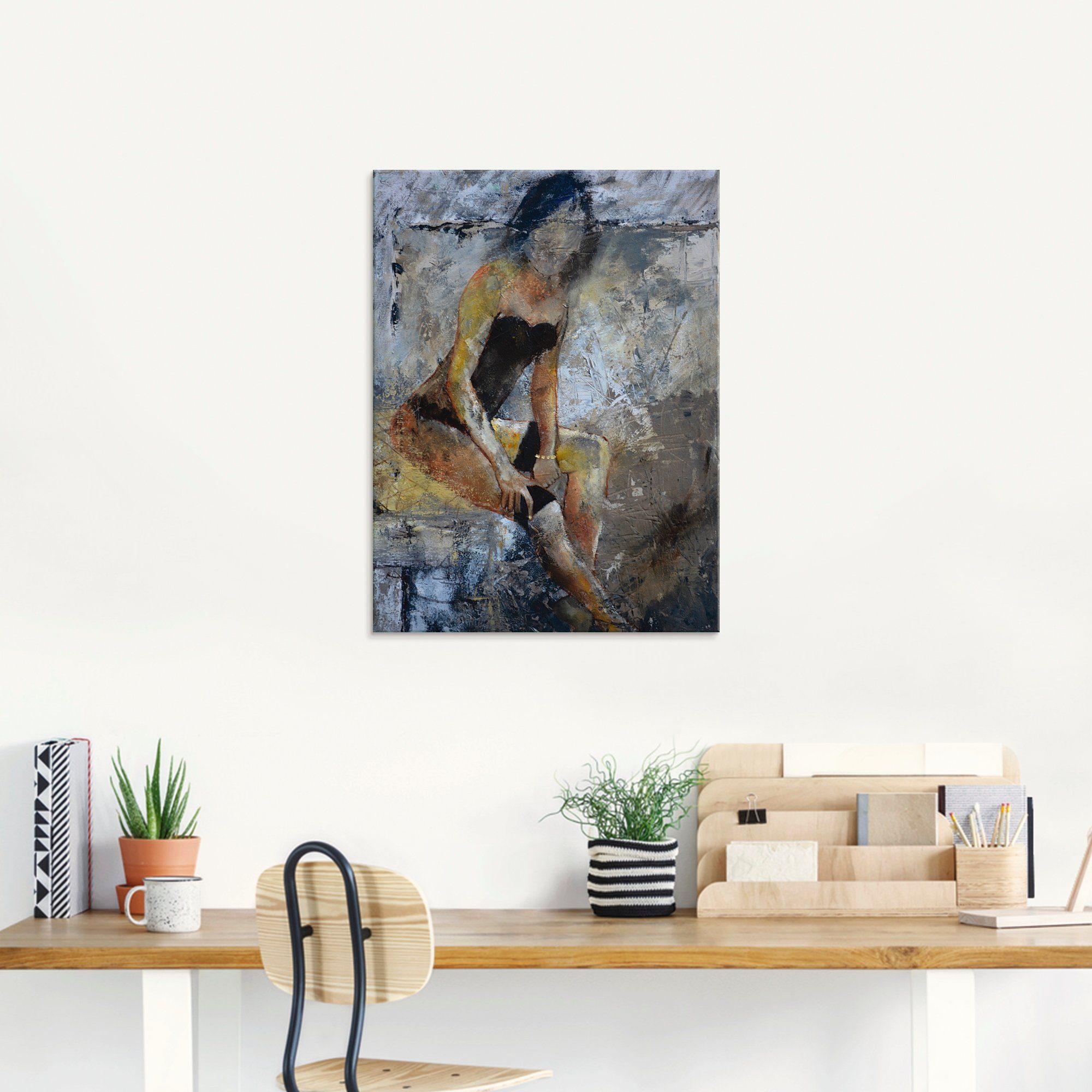 Artland Glasbild »Ausgezogen«, Frau (1 Stück)-HomeTrends