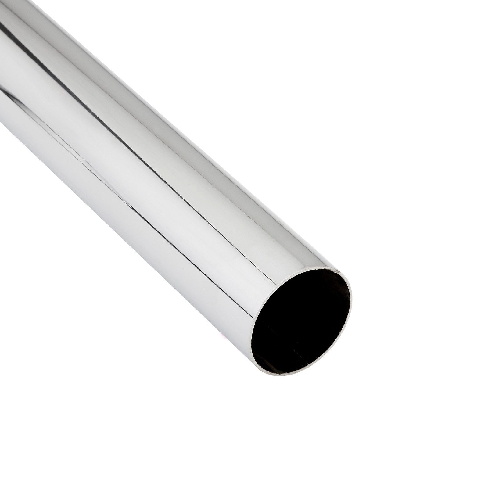 SO-TECH® Garderobenstange Kleiderstange Schrankstange Chrom poliert, (1 St), rund Ø 25 mm Länge 2000 mm