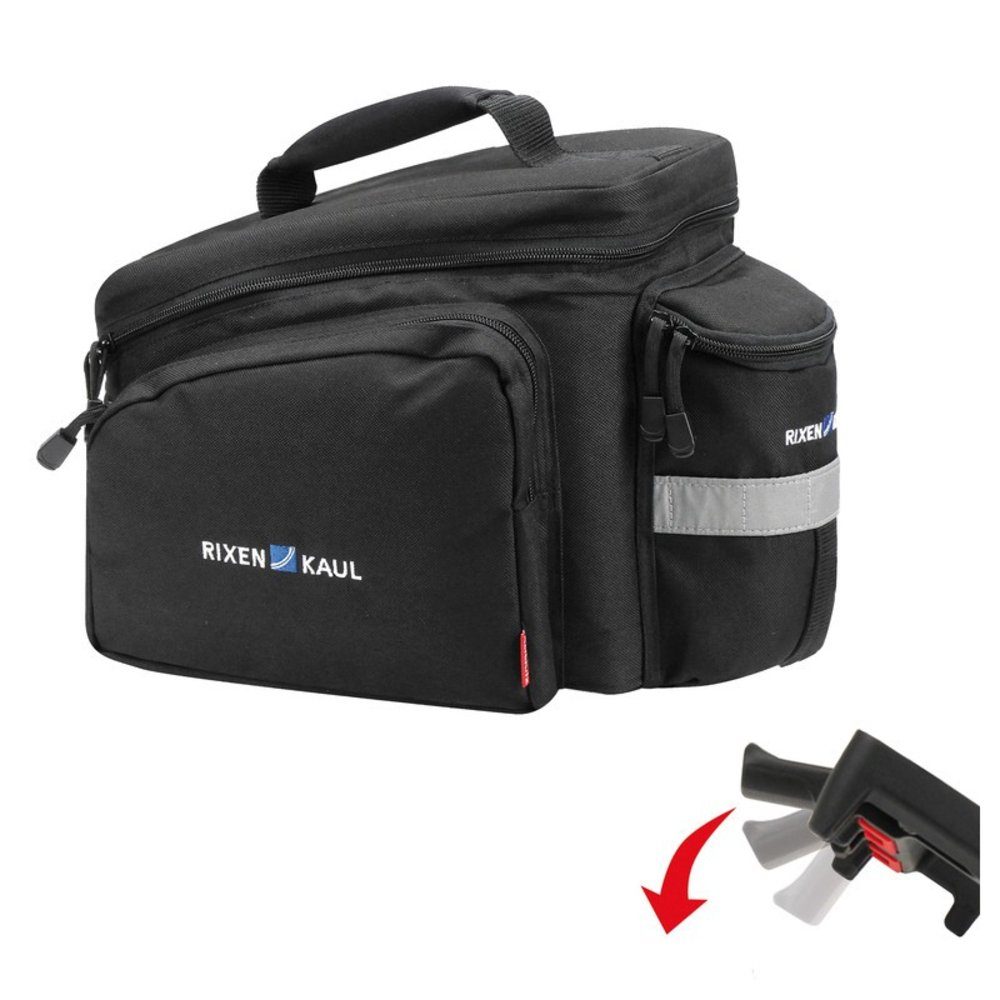 Fahrradkorb Gepäckträgertasche Rackpack 2 mit Unikl. sw 24x23x35cm 10 ltr.750 g