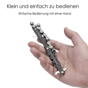 MidGard Kettenpeitsche Multitool, Fahrrad Mini-Multifunktionswerkzeug, Kettenpeitsche, Hacken