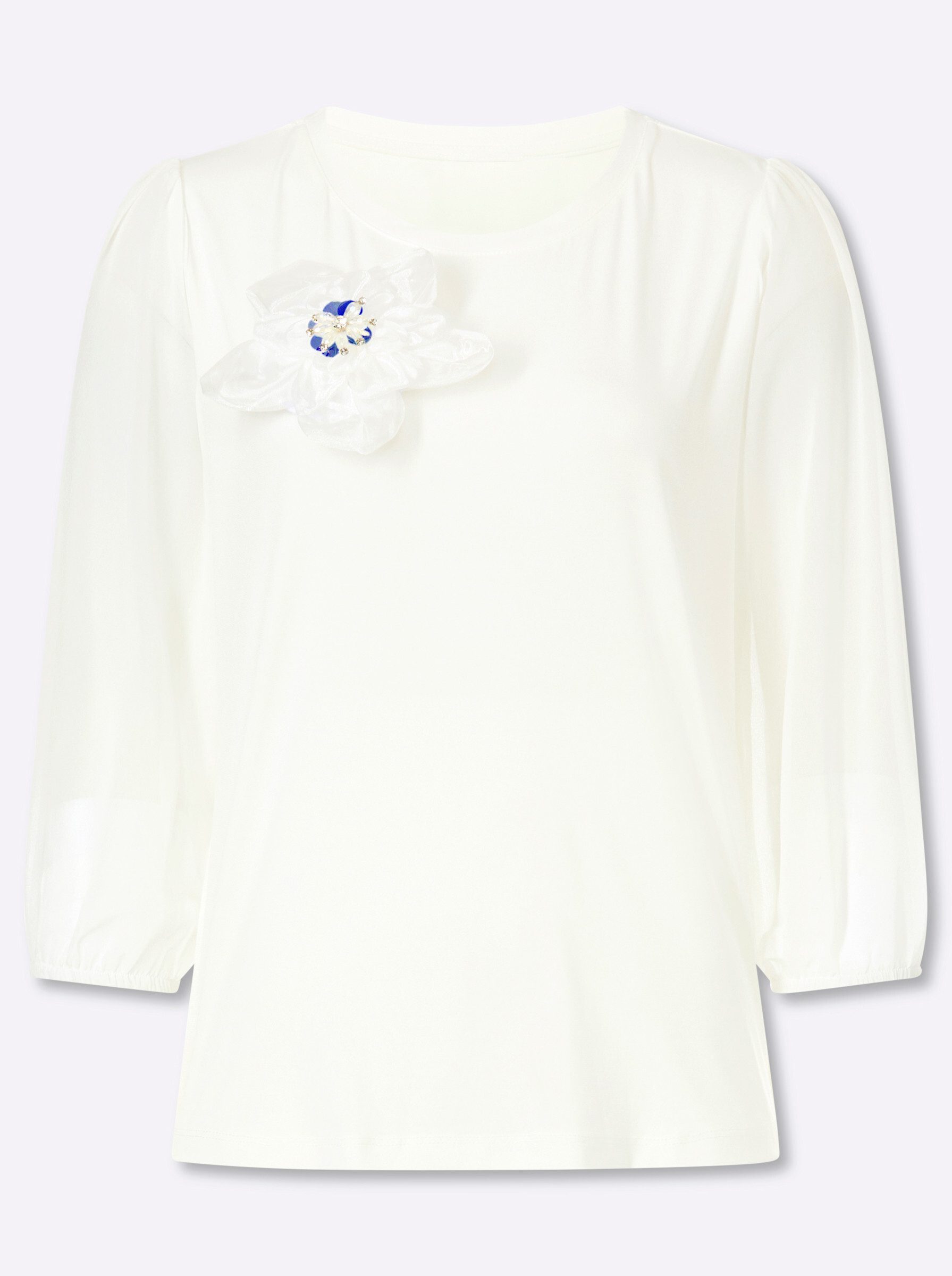 T-Shirt Rundhals-Shirt 3/4-Arm