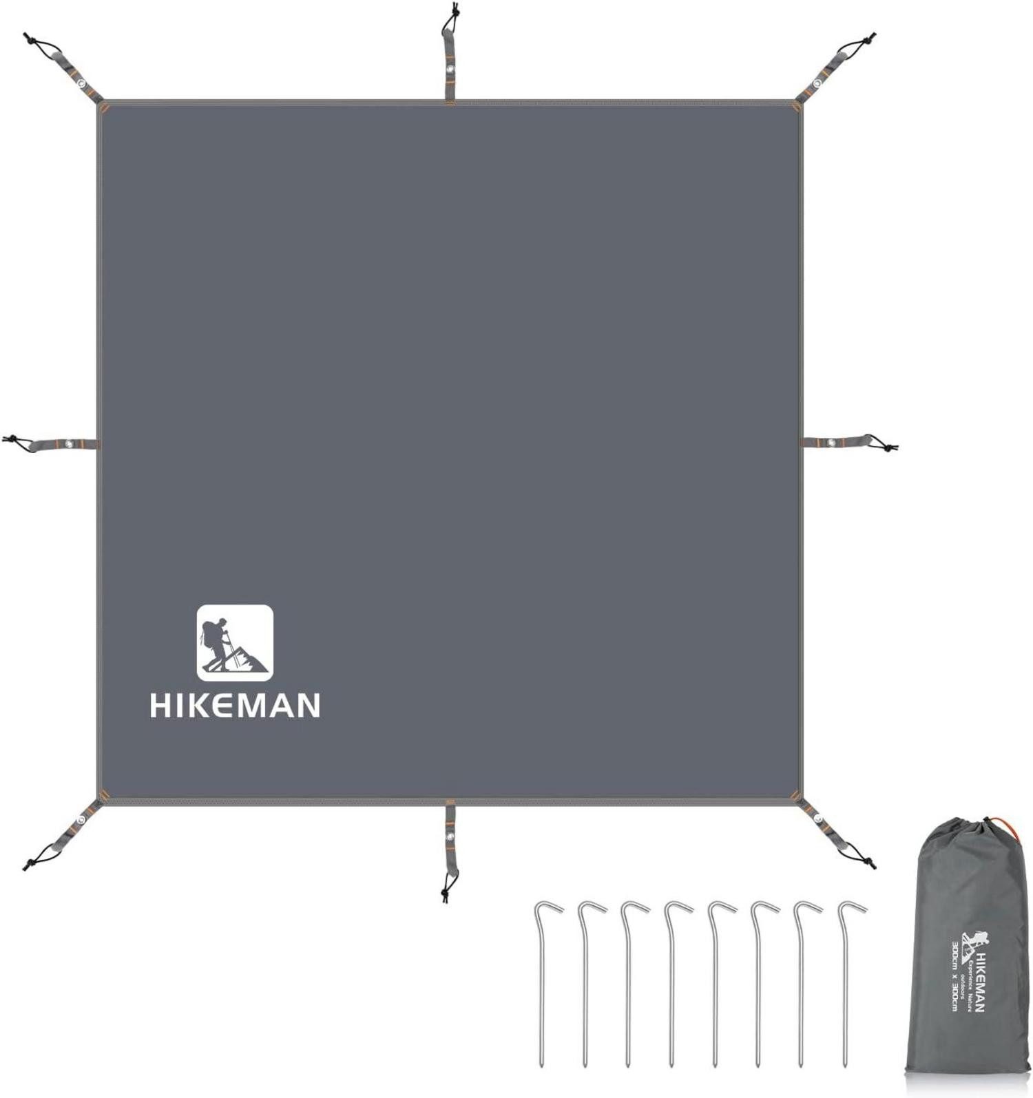 LuxusKollektion Campingstuhl Zeltplane Wasserdichtes Campingzelt Tarp Outdoor Unterlage 300x300cm