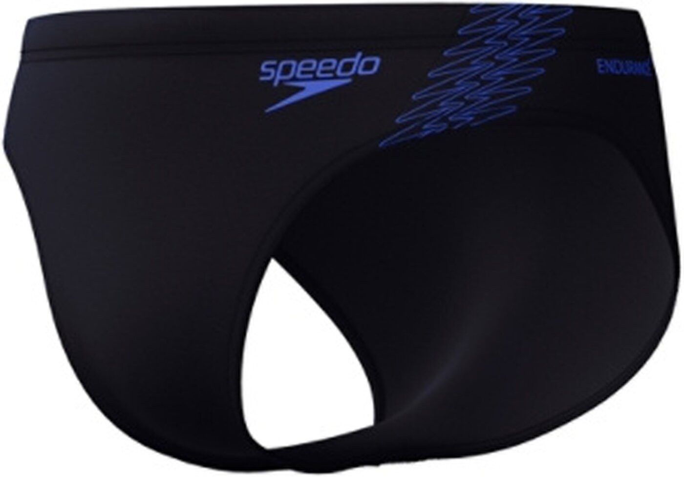 Speedo Badehose Mens Hyperboom Splice Brief Black/Cobalt Pop